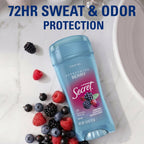 Secret Fresh Antiperspirant Deodorant for Women. 72hr Breathable Sweat & Odor Protection. Instant Freshness & Gentle. PH Balancing Minerals. Clear Gel. Refreshing Berry Scent. 2.6 oz (Pack of 2)