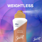 Secret Dry Spray Antiperspirant Deodorant for Women. 48hr Weightless Sweat & Odor Protection. Gentle on Skin. Brown Sugar Scent. 4.1 oz (Pack of 3)