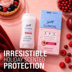 Secret Clinical Strength 100HR Sweat & Odor. Clear Gel Antiperspirant Deodorant for Women. 3X Stress Protection with Hyaluronic Acid. PH Balancing Minerals. Merry Berry Scent. 2.6 oz