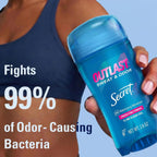 Secret Outlast Antiperspirant Deodorant for Women. 72hr Sweat & Odor Protection. PH Balancing Minerals. Clear Gel. Protecting Powder Scent. 2.6 oz (Pack of 2)