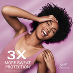 Secret Clinical Strength Antiperspirant Deodorant for Women. Couldn't Be Lovelier. 3X Sweat Protection. 72hr Sweat & Odor Protection. PH Balanced. Invisible Solid. Raspberry & Bubbles Scent. 2.6 oz