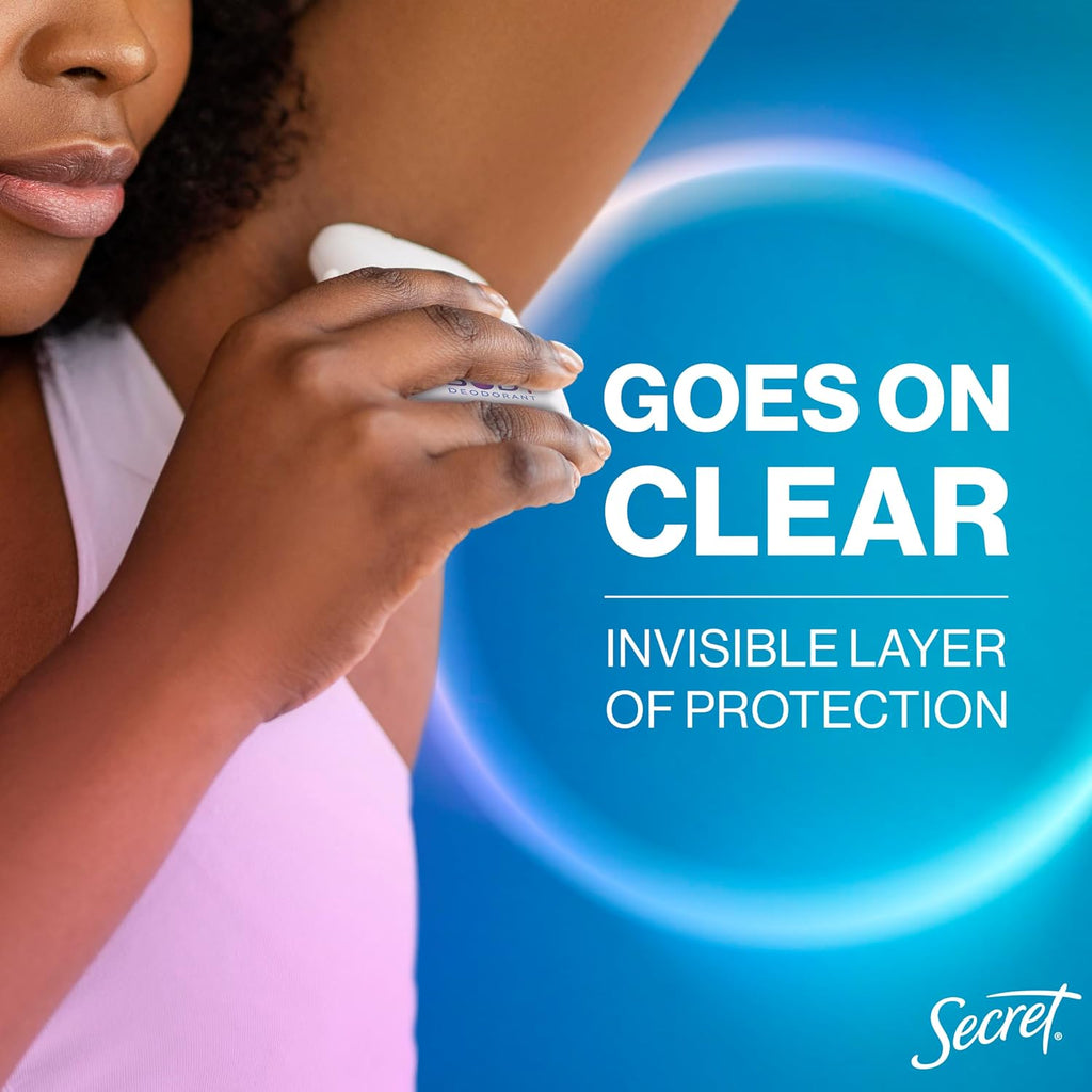 Secret Whole Body Deodorant Stick for Women. Lilac & Waterlily Scent. Aluminum Free Deodorant Stick. 72 HR Odor Protection. 2.4 oz