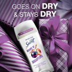 Secret Fresh Antiperspirant Deodorant. Visions of Sugarplums Scent. 2.6oz | 72 Hour Holiday Sweat & Odor Protection with Pro-Hyaluronic Acid. Limited Edition Invisible Solid. pH Balancing Minerals