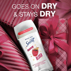 Secret Fresh Antiperspirant Deodorant. Champagne Blush Scent. 2.6oz | 72 Hour Holiday Sweat & Odor Protection with Pro-Hyaluronic Acid. Limited Edition Invisible Solid. pH Balancing Minerals