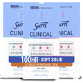 Secret Clinical Strength Antiperspirant Deodorant for Women. Stress Response. 3X Stress & 72hr Sweat & Odor Protection. PH Balancing Minerals. Soft Solid. 1.6 oz (Pack of 3)