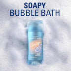 Secret Fresh Antiperspirant Deodorant for Women. 72hr Breathable Sweat & Odor Protection. Instant Freshness & Gentle. PH Balancing Minerals. Invisible Solid. Soapy Bubble Bath Scent. 2.6 oz