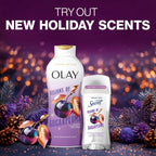 Secret Fresh Antiperspirant Deodorant. Visions of Sugarplums Scent. 2.6oz | 72 Hour Holiday Sweat & Odor Protection with Pro-Hyaluronic Acid. Limited Edition Invisible Solid. pH Balancing Minerals